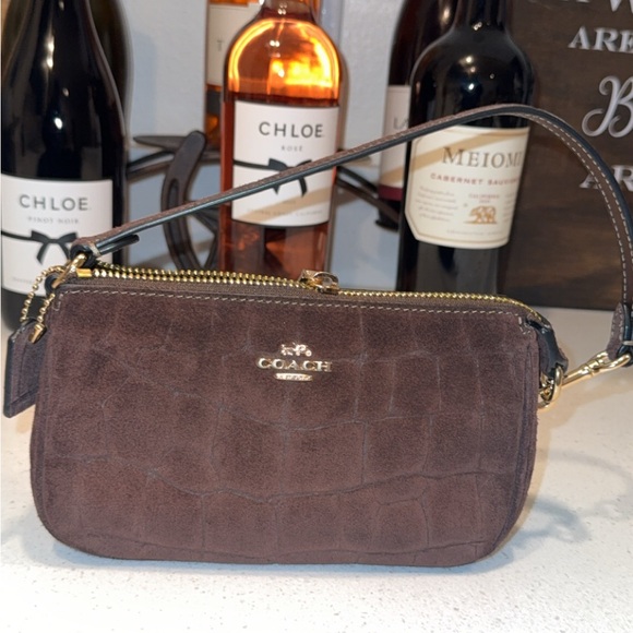 Coach Handbags - Nolita 19 in Croc embossed suede